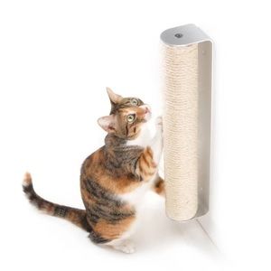4CLAWS Wall Mounted Sisal Scratching Post & cat nip